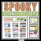 Science is Spooky - Bulletin Board Classroom Posters for H