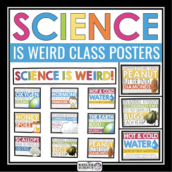 Preview of Science is Weird - Bulletin Board Classroom Posters