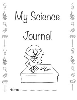 Science journal Cover Page by Ashley's Classroom | TPT