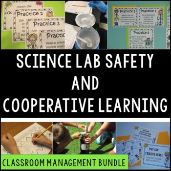 Preview of Science lab Safety Rules Rewards And Classroom Management System Bundle