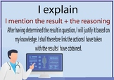 Science lab sign "I explain" poster wall