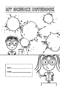 Science notebook coverpage A5 by ONO Mind | Teachers Pay Teachers