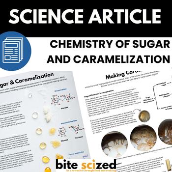 Preview of Science of Caramelization Article w/ Questions [Chemical Reactions & Changes]