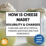 Science of Cheese Mini Lab & Lesson Plan [solubility & pre