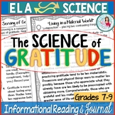 Science of Gratitude | November & Thanksgiving | Nonfiction Mini Lessons