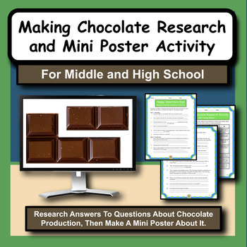 Preview of Science of Making Chocolate Research and Mini Poster Activity