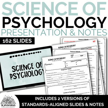 Preview of Science of Psychology - Introduction to Psychology Presentation and Notes Bundle