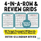 Science of Reading - 4-in-a-Row - Orton Gillingham Review 
