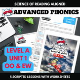 Diphthongs oo & ew Phonics Lessons & Worksheets | 2nd Grad