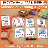 Science of Reading Aligned CVCe Tap and Blend