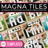 Science of Reading Aligned Magna Tile Letter Templates wit