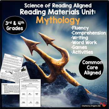 Preview of Science of Reading Aligned Reading Materials Unit - Mythology: 3rd and 4th Grade