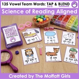 Science of Reading Aligned VOWEL TEAMS Tap and Blend