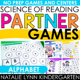 Science of Reading Alphabet Letters Partner Games Phonics 