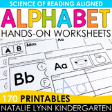 Science of Reading Alphabet Worksheets for Letters and Let
