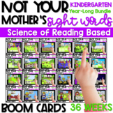 Science of Reading Based Boom Cards for Kindergarten Liter
