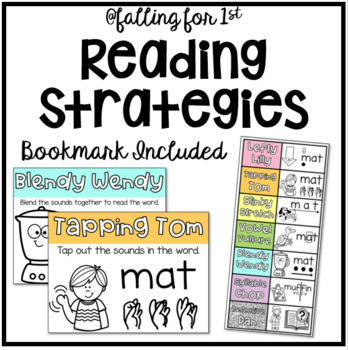 Preview of Science of Reading Based Reading Strategies + Bookmark