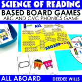 Phonics Board Games for Kindergarten or 1st Grade - CVC an