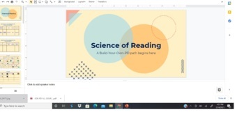 Preview of Science of Reading - Build your own PD adventure