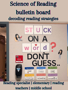 Preview of Science of Reading Bulletin Board Reading strategies decoding