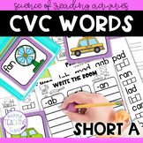 Science of Reading CVC Short a Word Work