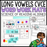Science of Reading Center Phonics Activities Long Vowels CVCE