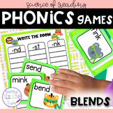 Science of Reading Consonant Blends Phonics Games