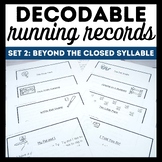 Science of Reading Decodable Running Records Set 2