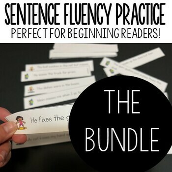 Preview of Decodable Fluency Sentence Games for FUN Science of Reading Accuracy Practice