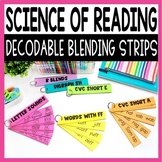 Science of Reading Decodable Word Blending Strips for Lite