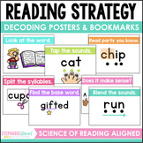 Science of Reading Decoding Strategies Posters & Bookmarks