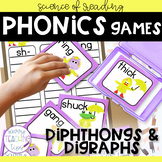 Science of Reading Diphthongs and Digraphs Phonics Games