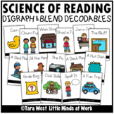 Science of Reading EMERGENT Digraphs + Blends Decodables S