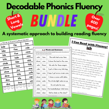 Preview of Science of Reading Fluency Bundle: Comprehension + Phonics