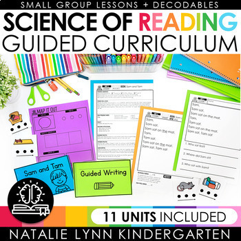 Preview of Science of Reading Guided Curriculum Phonics Decodables Readers + SOUND WALL