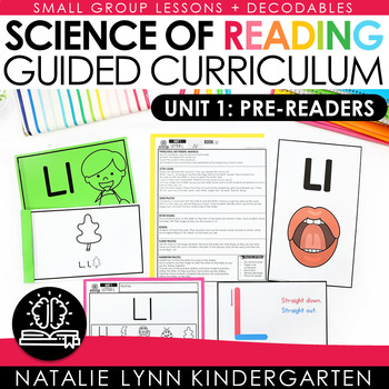 Preview of Pre-Readers Alphabet Decodable Readers Science of Reading Curriculum Unit 1