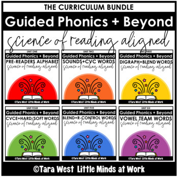 Preview of Science of Reading Guided Phonics + Beyond Curriculum SOR DECODABLES +SOUND WALL