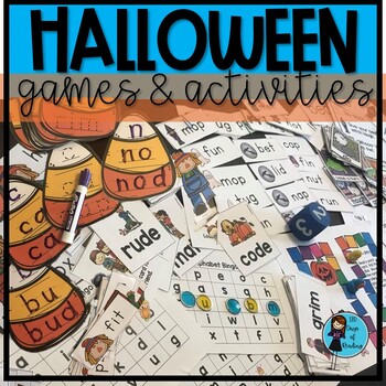 Preview of Science of Reading Halloween and Fall Activities for Phonics and Fluency BUNDLE