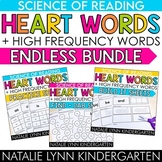 Science of Reading Heart Words + High Frequency Words Work