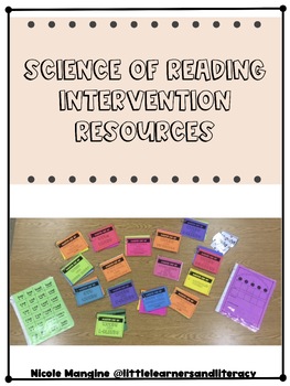 Preview of Science of Reading Intervention Resources