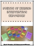 Science of Reading Intervention Resources