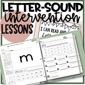 Preview of Alphabet Tutor Letter Sound Fluency Interventions Kindergarten Science of Readin