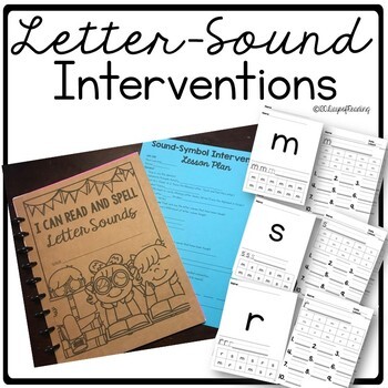 Preview of Alphabet Tutor Letter Sound Fluency Interventions Kindergarten Science of Readin