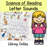 Science of Reading Letter Sounds Literacy Centers Kindergarten