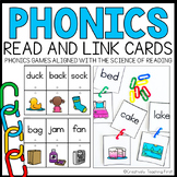 Science of Reading Literacy Center Read and Link Chain Cards