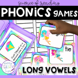 Science of Reading Long Vowels Phonics Games