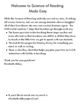 Preview of Science of Reading Made Easy