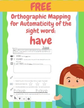 Preview of Science of Reading Orthographic Mapping of Sight Words + High Frequency Words