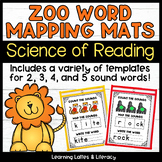 Science of Reading Orthographic Word Mapping Mats Zoo Them