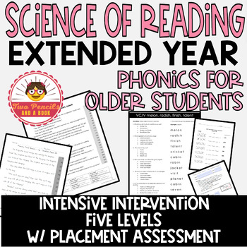 Preview of Science of Reading Phonics Fluency- Comprehension: Older Students: Extended Year